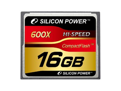     Compact Flash 16Gb Compact Flash Silicon Power 600x (SP016GBCFC600V10)
