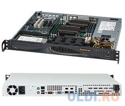    SERVER R11C2 OLDI Computers 0465459 1U/i3/noHDD up to 2*2,5"/3,5" HS/DDR4 ECC 8gb/Eth 1Gb*2/I