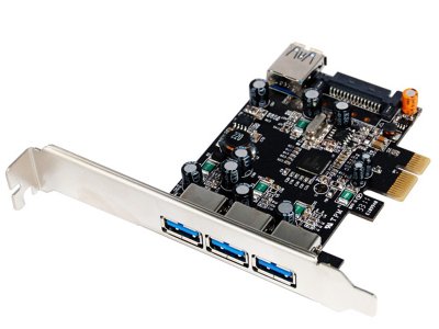   ST-Lab U-750   PCI-E x1, 3 ext (USB3.0) + 1 int (USB3.0), Ret