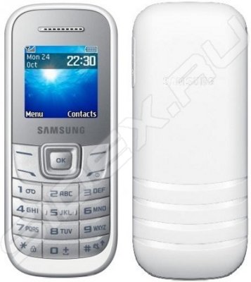     Samsung GT-E1200R White (DualBand, 1.52" 128x128@65K, 66 )