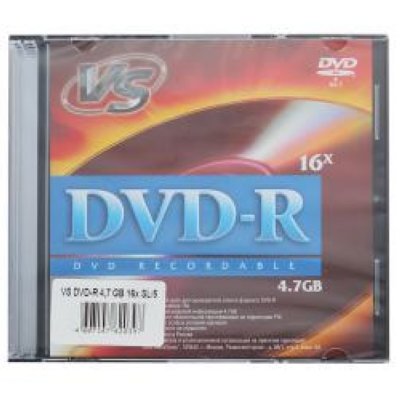    DVD-R 4,7GB 16x SlimCase (5 ) VS