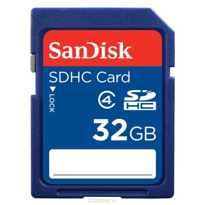     Secure Digital Card 32Gb SanDisk Class 4 [SDSDB-032G-B35]
