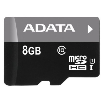     ADATA Premier microSDHC Class 10 UHS-I U1 8GB + OTG MICRO READER