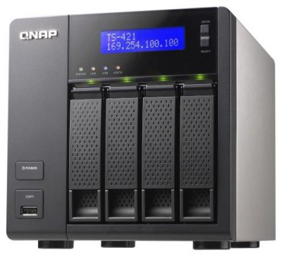     Qnap (TS-421) with 4 slots for HDD Marvell 2.0