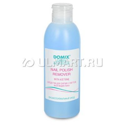       Domix Green Professional Nail Polish Remover with aceton, 200 