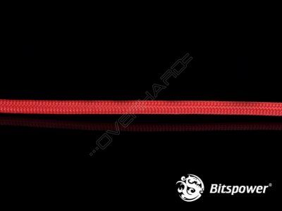    Bitspower CABLE SLEEVE DELUXE 1/4", Red