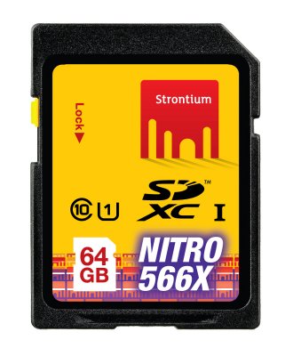     64Gb - Strontium NITRO - Secure Digital HC UHS-I Class 10 SRN64GSDU1