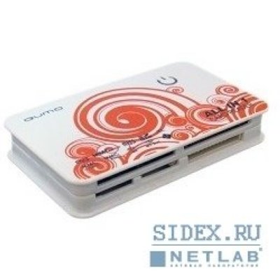     USB 2.0 Card reader All in 1 QUMO [QR-S2] Orange
