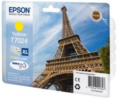   T702440   Epson Yellow WP-4015DN/4025DW/4095DN/4515DN/4525DNF/4535DWF/4545DTWF