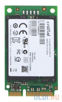     SSD 64 Gb Crucial mSATA 3 M4 (CT064M4SSD3)