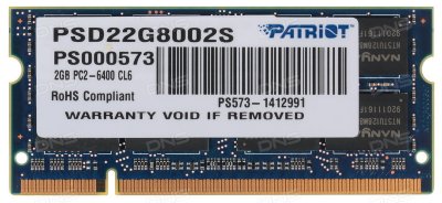     SODIMM Patriot Signature [PSD22G8002S] 2 
