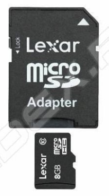     MicroSD 8Gb Lexar (LSDMI8GBABEUC10A) Class 10 microSDHC + 