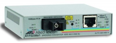    Allied Telesis (AT-FS238B/1)Single-fiber 10/100M bridg-converter 1550Tx/1310Rx,15km(