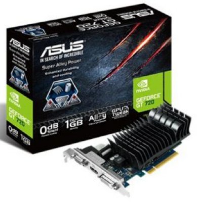    Asus PCI-E nVidia GT720-SL-1GD3-BRK GeForce GT 720 1024Mb 64bit GDDR3 797/1800 DVI/HDMI/C