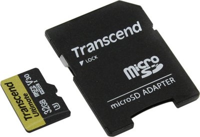     64Gb - Transcend - Micro Secure Digital XC Class 10 UHS-I TS64GUSDU3M   