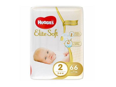    Huggies Elite Soft 2 3-6  66 