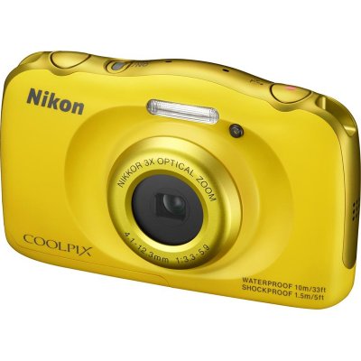    Nikon CoolPix S33  13.2Mpix Zoom3x 2.7" 1080p 25Mb SDXC CMOS 1x3.1 5minF HDMI/KPr/D