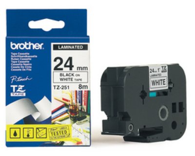   TZ-251   Brother (P-Touch) (24  /) .
