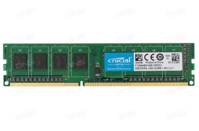       SO-DDR3 2Gb PC12800 1600MHz Crucial CT25664BD160B