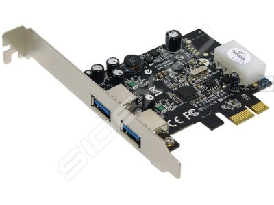   ST-Lab U-610   PCI-E x1, 3 ext (USB3.0) + 1 int (USB3.0), Ret