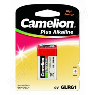    9  Camelion, 6LF22 Plus Alkaline, 6LR61,1655