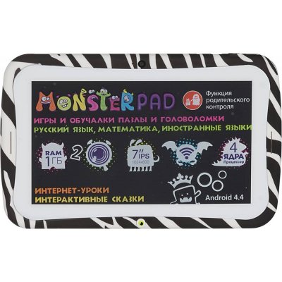   Turbo MonsterPad   7" IPS 1024x600   8Gb   WiFi   Android 4.4    (4690539001799)