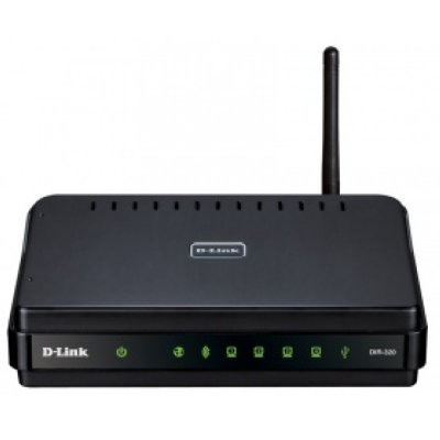     D-Link (DIR-320-N) Wireless N 150 Router (4UTP 10/100 Mbps,1WAN,USB,802.11b/g/n)