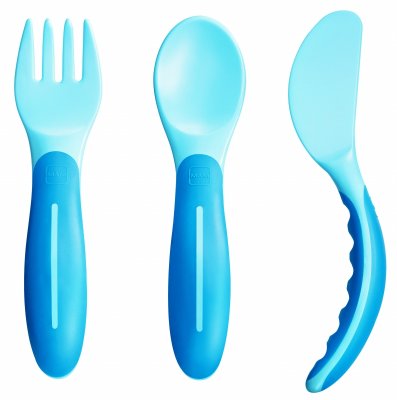      (, , ) 6+  MAM , ,  Baby"s cutlery - 3 parts