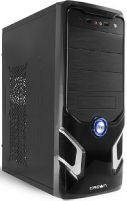    CROWN CMC-C502 Middle tower ATX, Black/Silver, 420W