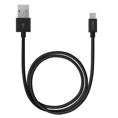     Deppa USB-microUSB 2m Black 72205
