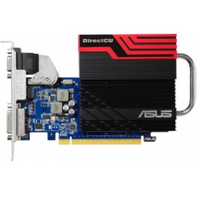    2Gb (PCI-E) ASUS GT620 DIRECT CU SILENT  CUDA (GFGT620, GDDR3, 64 bit, VGA, DVI, HDMI, L