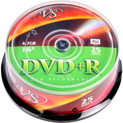    DVD+R VS 4.7 Gb, 16x, Shrink (25), (25/600).