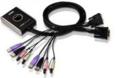    ATEN (CS682-B) 2-port USB2.0 DVI KVM Switch