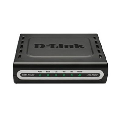    D-Link (DSL-2520U) ADSL2/2+ Ethernet Router (1UTP, USB, 10/100Mbps)