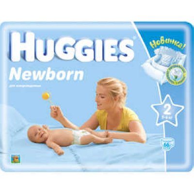   Huggies  "Newborn" Jumbo 3-6  (66 ) 5029053529721