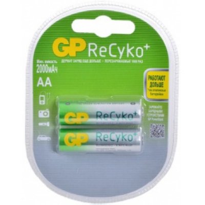    GP ReCyko+ (AA, NiMH, 2000mAh, 2 )