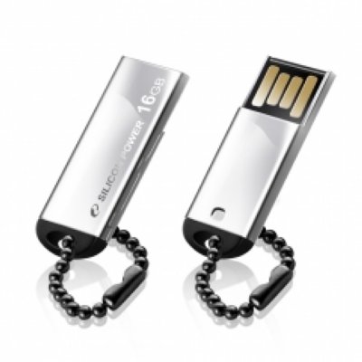   USB Flash  8GB Silicon Power Touch 830 (SP008GBUF2830V1S) Silver