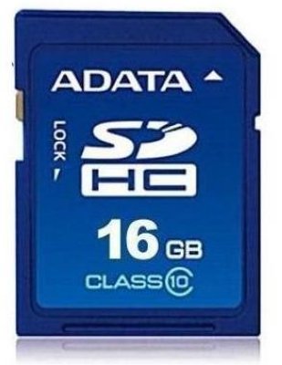     ADATA (microSDHC-16Gb Class10 + microSD--)USB Adapter) microSecureDigital High Capacity
