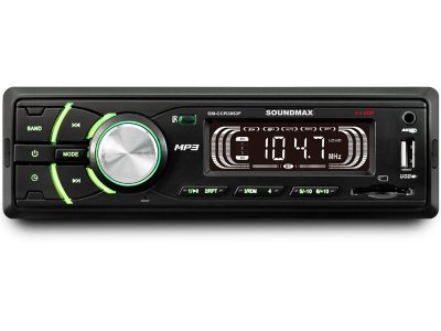    Soundmax SM-CCR3053F USB MP3 FM SD 1DIN 4x45  