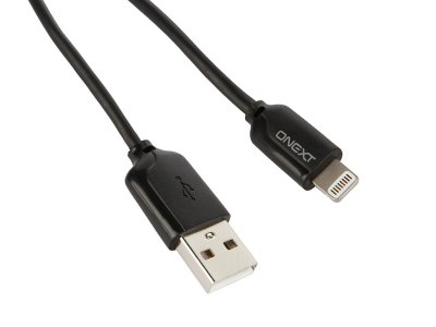    Onext USB to Lightning MFI 1m Black 60245