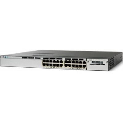   Cisco WS-C3750X-24S-S  Catalyst 24 Port GE SFP IP Base,   