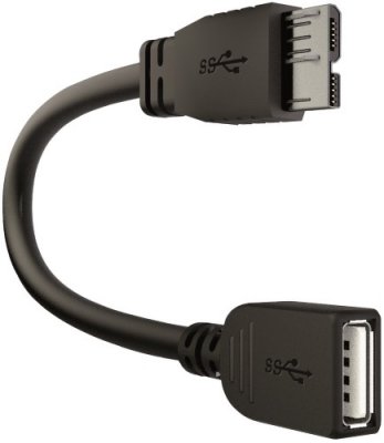    INTER-STEP OTG Micro USB 3.0-USB 3.0 Black