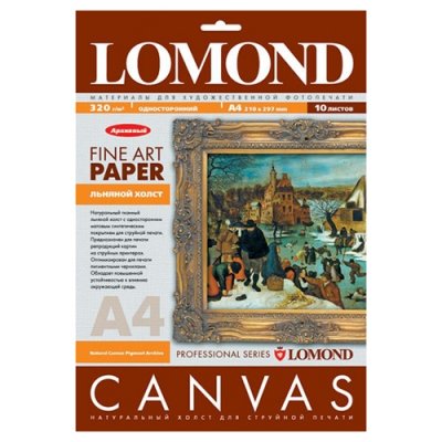   0908421  Lomond Pigm Canvas P A4 10 