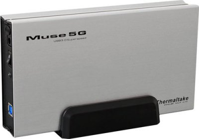     HDD  3.5" Thermaltake ST0042  Muse 5G SATA--USB3.0 Silver