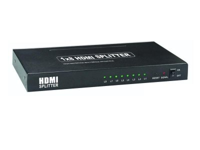   HDMI Orient HSP0108H 8-in/1-out HDMI 1.4 HDTV1080p/1080i/720p HDCP1.2  