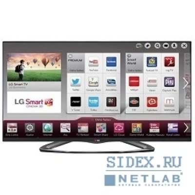    LG 55" 55LA660V Cinema Screen  FULL HD 3D 400Hz WiFi DVB-T2/C/S2 Smart TV(RUS)