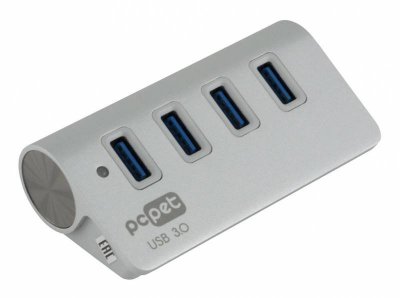   USB- PC PET BW-U3058A Aluminium Silver (4xUSB3.0)