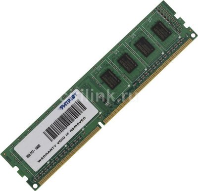     2Gb PC3-10600 1333MHz DDR3 DIMM Patriot PSD32G133381 Retail