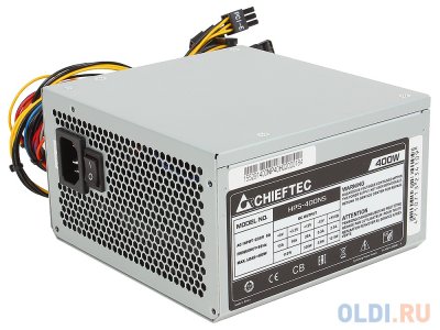     Chieftec 400W OEM HPS-400NS ATX v.2.3, 1x 24Pin, 1x 4Pin, 4x SATA, 2x MOLEX, 1x PCI-E 6