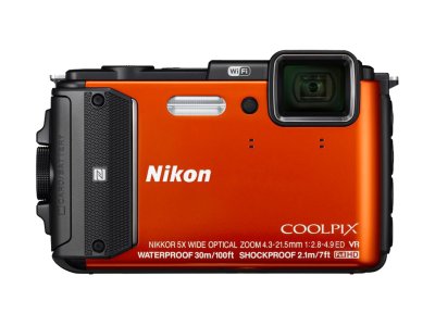    Nikon CoolPix AW130  16Mpix Zoom5x 3" 1080p 473Mb SDXC CMOS IS opt 1minF HDMI/KPr/D